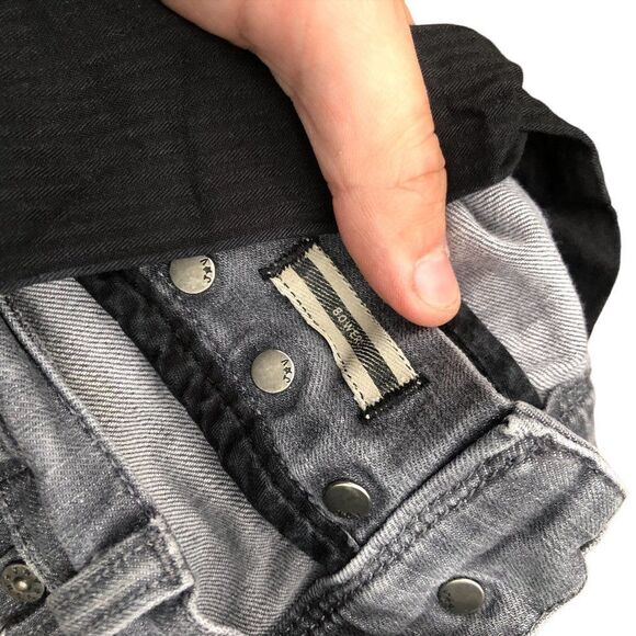 RARE John Varvatos Designer Jeans Size 36 Gray - Picture 4 of 12